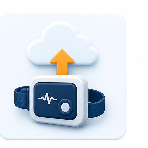 Generated study acquisition and cloud import icon